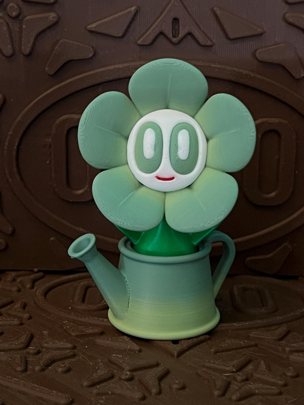 Flower with watering can by 3D print