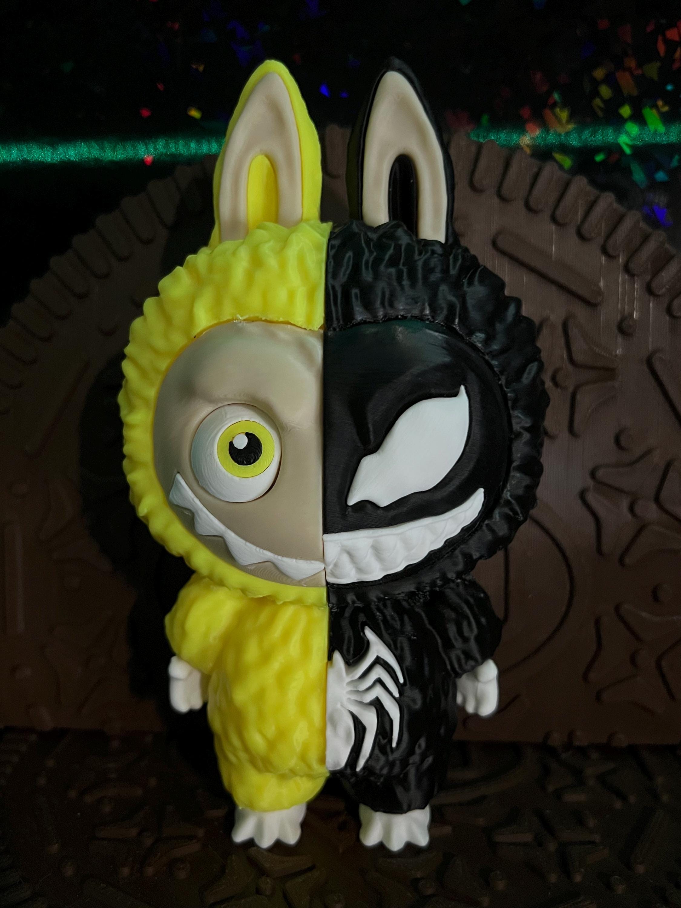 Labubu Half Human n Half Venom by 3D print