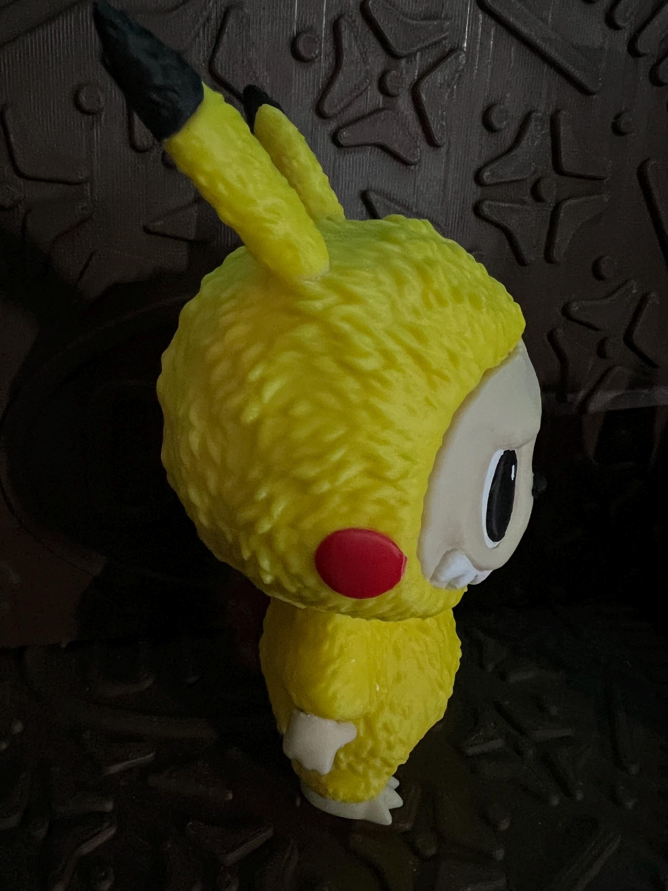 Labubu Pokémon Pikachu by 3D print