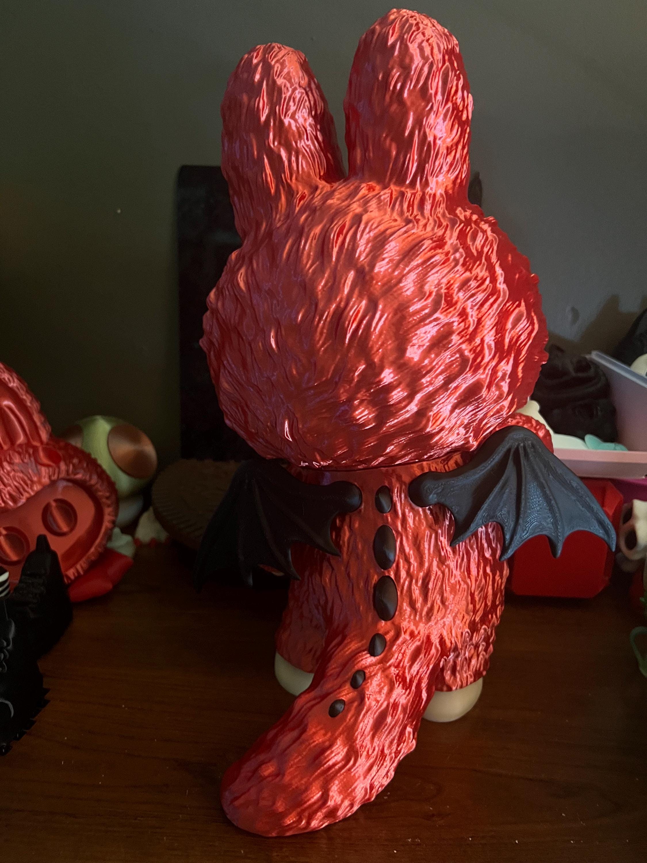 Labubu Bigger Demon with eye rotating by 3D print