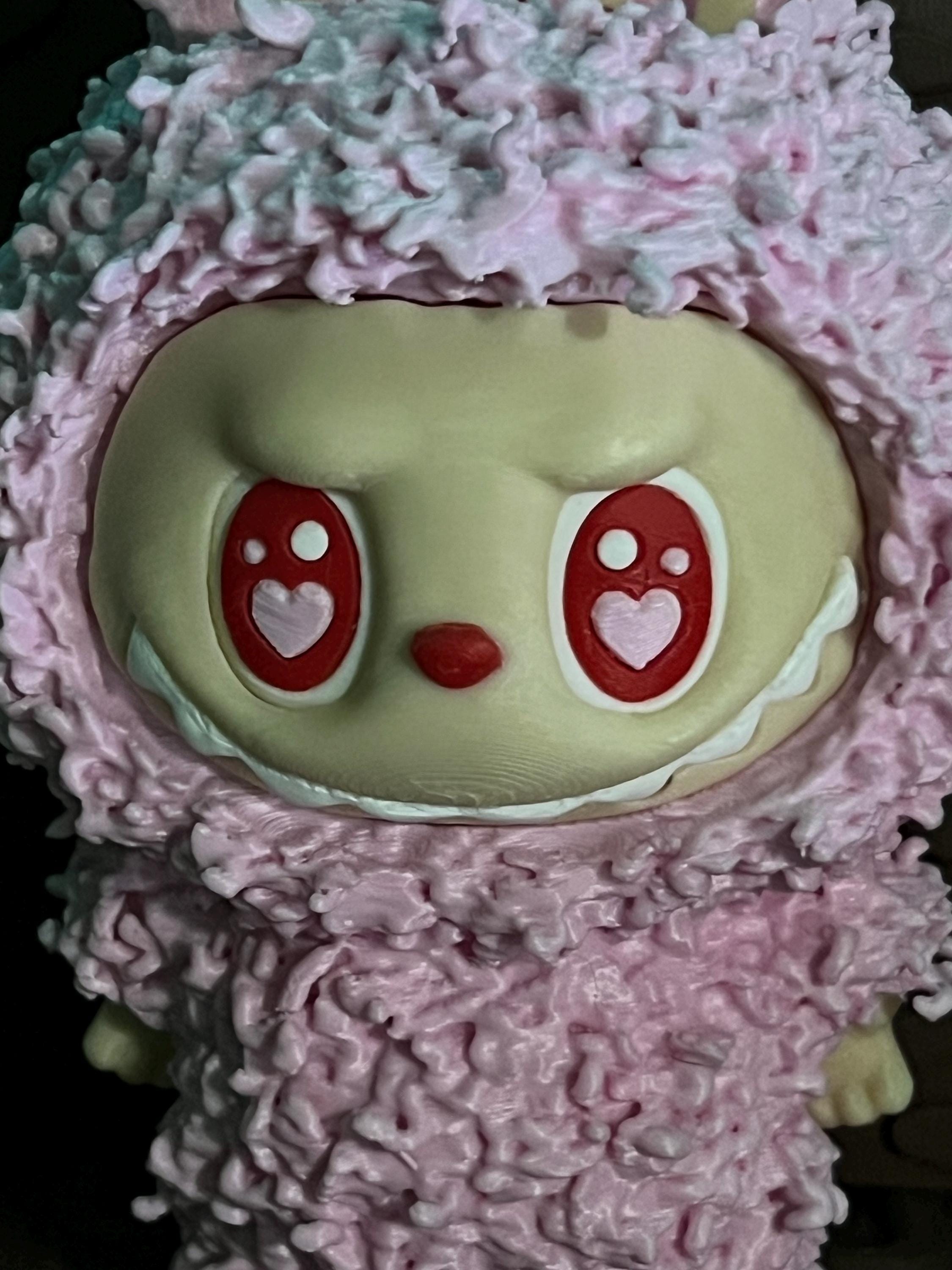 Labubu Fluffy Girl by 3D print